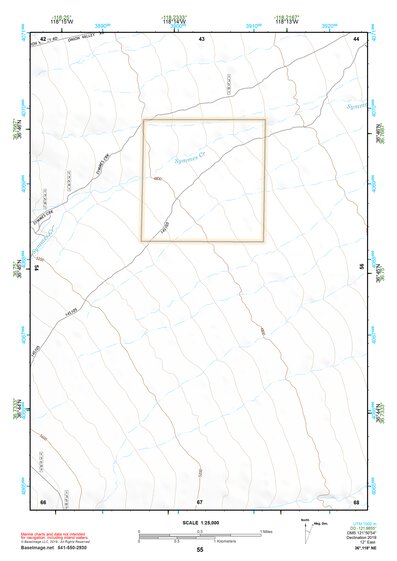 36118NE Page 55 Mount Whitney Topo Preview 1