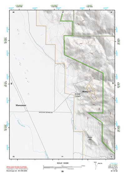 36118NE Page 59 Mount Whitney Topo Preview 1