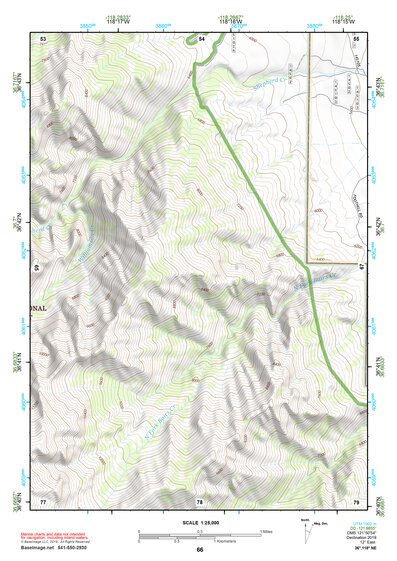 36118NE Page 66 Mount Whitney Topo Preview 1