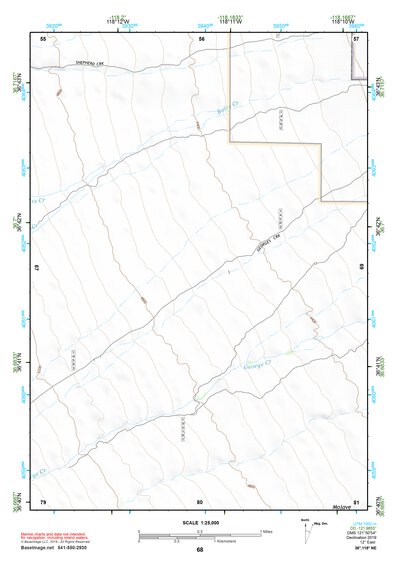 36118NE Page 68 Mount Whitney Topo Preview 1