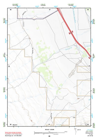36118NE Page 69 Mount Whitney Topo Preview 1