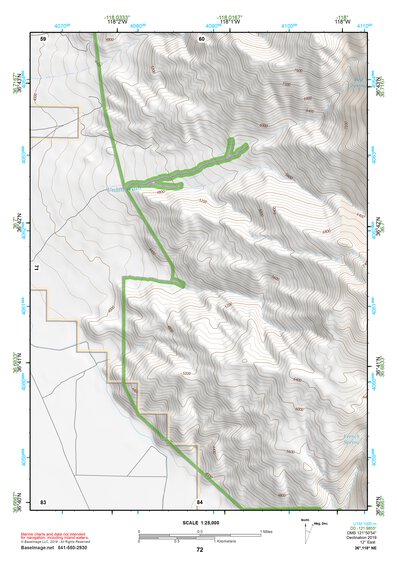 36118NE Page 72 Mount Whitney Topo Preview 1