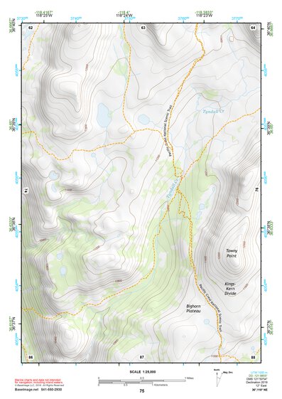 36118NE Page 75 Mount Whitney Topo Preview 1