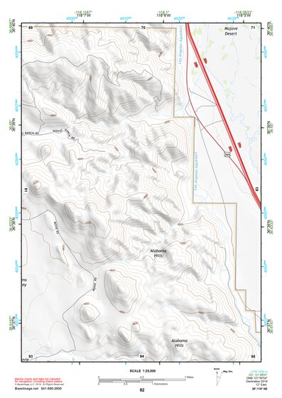 36118NE Page 82 Mount Whitney Topo Preview 1