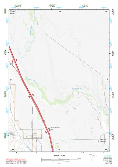 36118NE Page 83 Mount Whitney Topo Preview 1