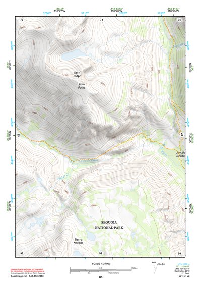 36118NE Page 86 Mount Whitney Topo Preview 1