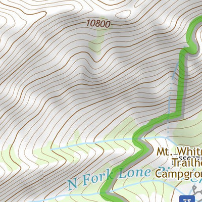 36118NE Page 91 Mount Whitney Topo Preview 3