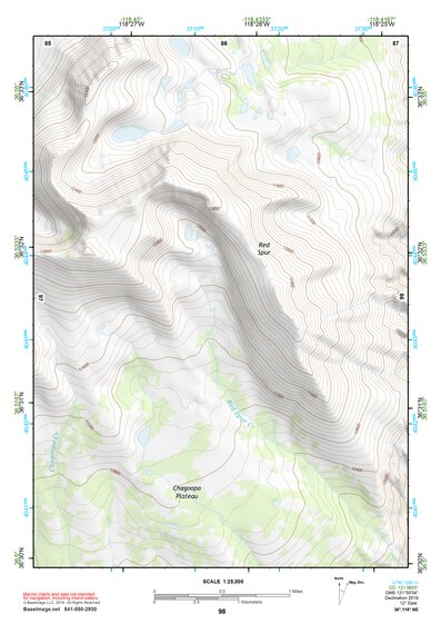 36118NE Page 98 Mount Whitney Topo Preview 1