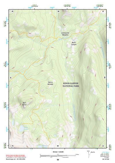 36118NW Page 68 Mount Whitney Topo Preview 1
