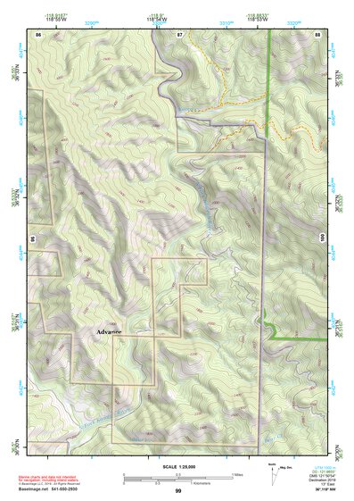36118NW Page 99 Mount Whitney Topo Preview 1