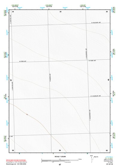 36120SE Page 47 Coalinga Topo Preview 1