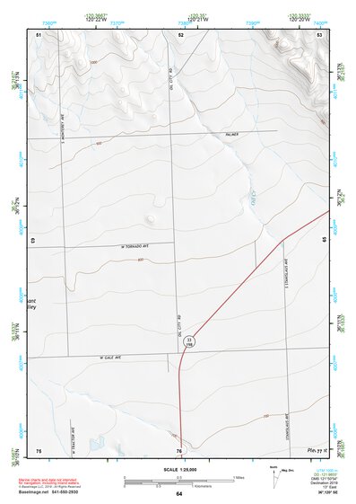 36120SE Page 64 Coalinga Topo Preview 1