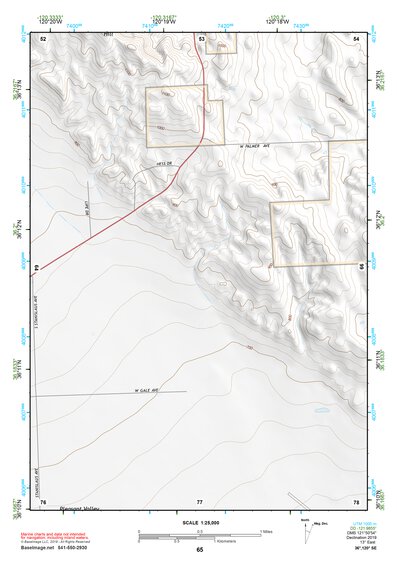 36120SE Page 65 Coalinga Topo Preview 1
