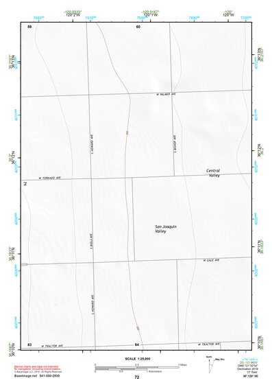 36120SE Page 72 Coalinga Topo Preview 1