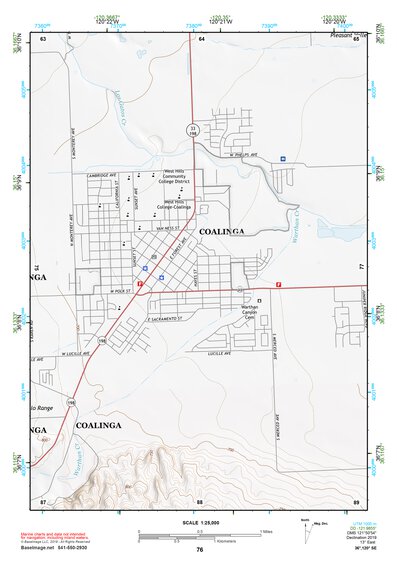 36120SE Page 76 Coalinga Topo Preview 1