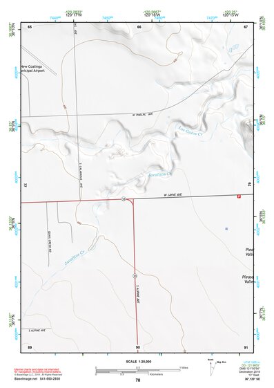 36120SE Page 78 Coalinga Topo Preview 1
