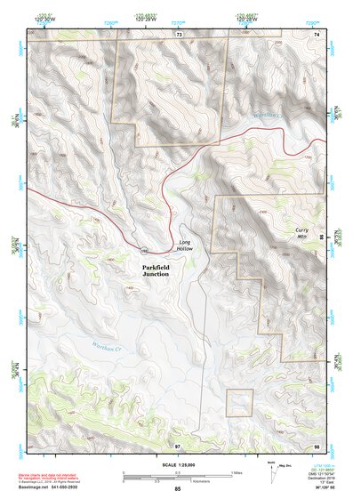 36120SE Page 85 Coalinga Topo Preview 1