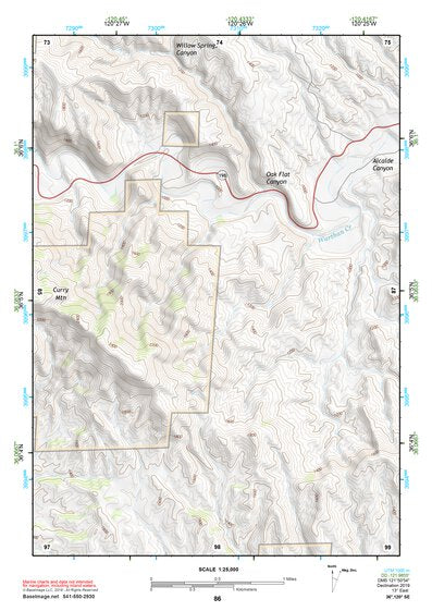 36120SE Page 86 Coalinga Topo Preview 1
