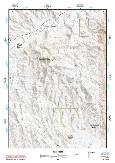 36120SE Page 87 Coalinga Topo Preview 1