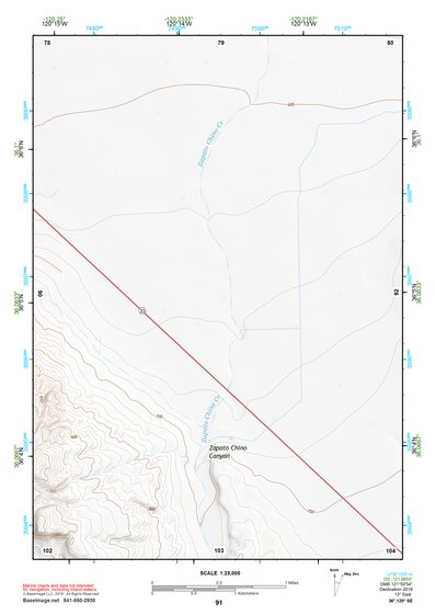 36120SE Page 91 Coalinga Topo Preview 1