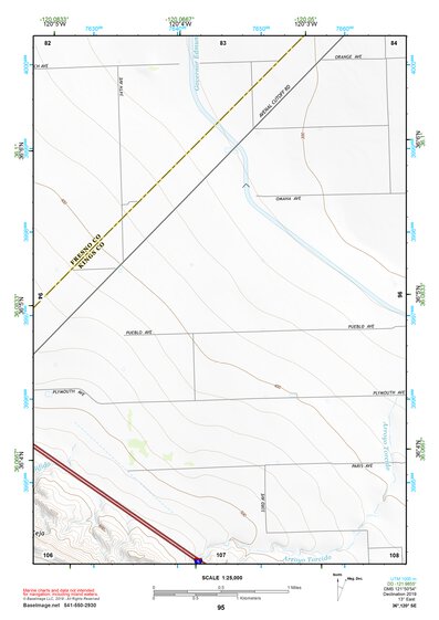 36120SE Page 95 Coalinga Topo Preview 1