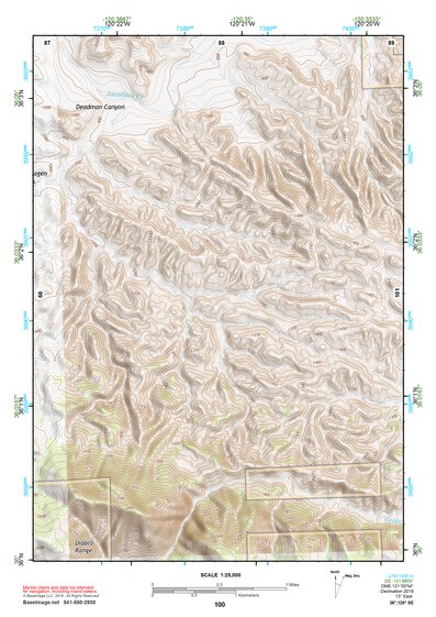 36120SE Page 100 Coalinga Topo Preview 1