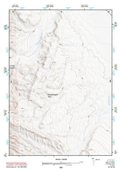 36120SE Page 103 Coalinga Topo Preview 1