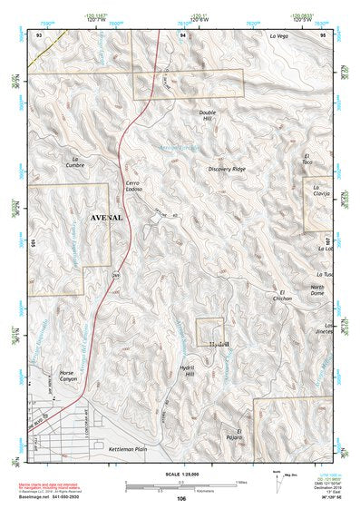 36120SE Page 106 Coalinga Topo Preview 1