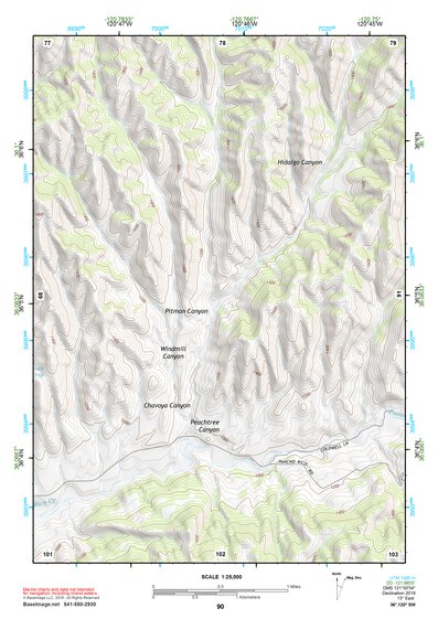 36120SW Page 90 Coalinga Topo Preview 1