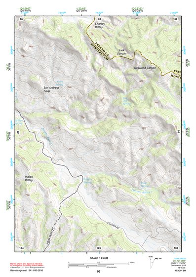 36120SW Page 93 Coalinga Topo Preview 1