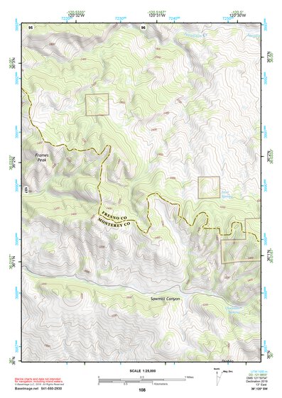 36120SW Page 108 Coalinga Topo Preview 1