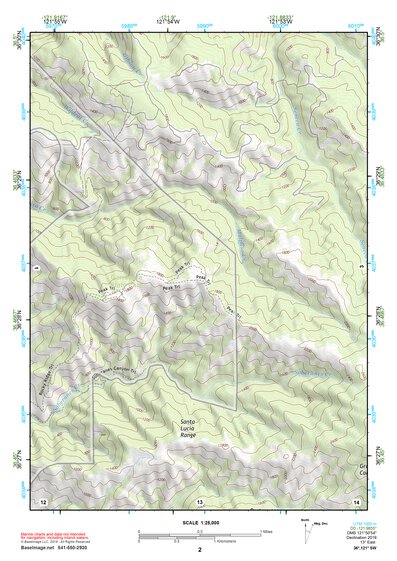 36121SW Page 2 Point Sur Topo Preview 1