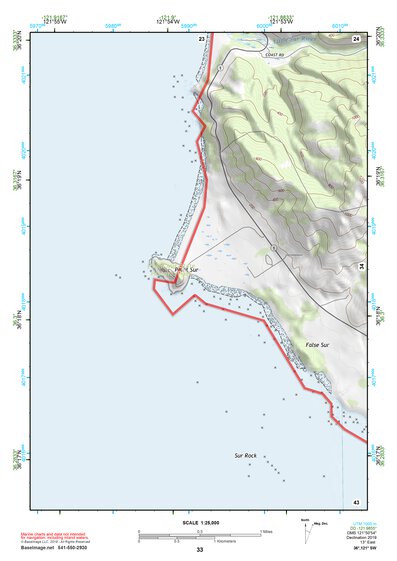 36121SW Page 33 Point Sur Topo Preview 1