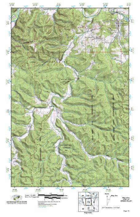 (37091a1) Page 079 Spring Valley Map by BaseImage Publishing | Avenza Maps