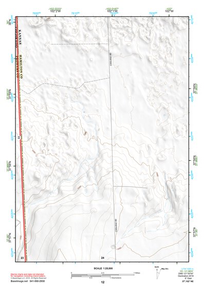 37102NE Page 12 Two Buttes Reservoir Topo Preview 1