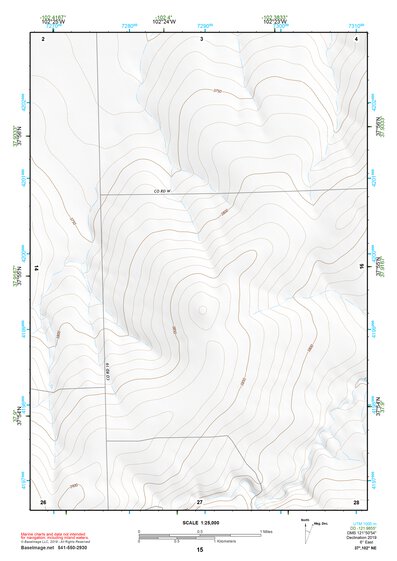 37102NE Page 15 Two Buttes Reservoir Topo Preview 1