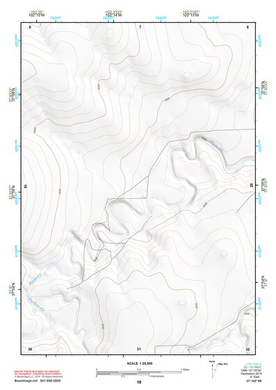 37102NE Page 19 Two Buttes Reservoir Topo Preview 1