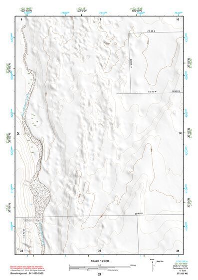 37102NE Page 21 Two Buttes Reservoir Topo Preview 1