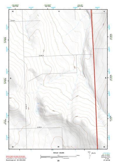 37102NE Page 23 Two Buttes Reservoir Topo Preview 1