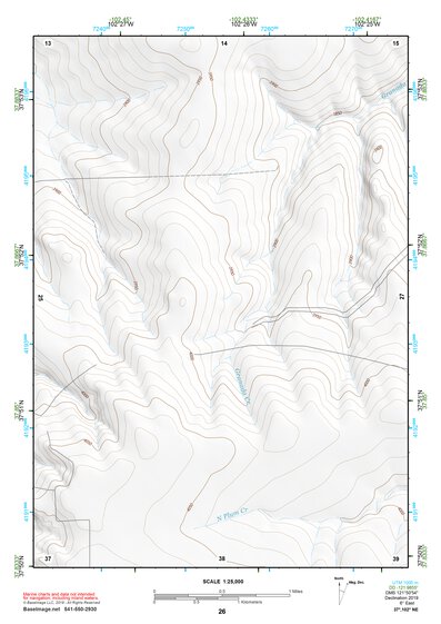 37102NE Page 26 Two Buttes Reservoir Topo Preview 1