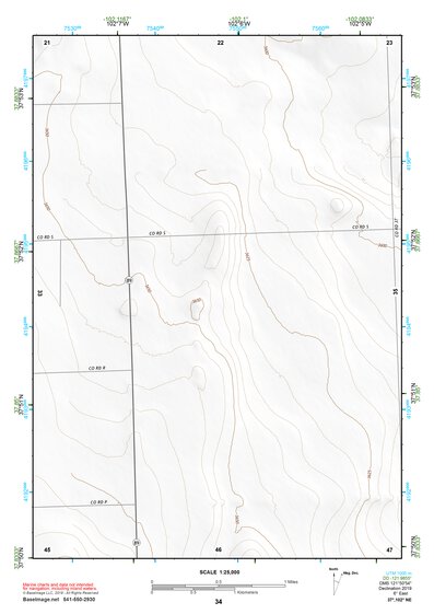 37102NE Page 34 Two Buttes Reservoir Topo Preview 1
