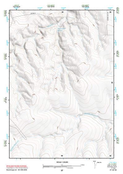 37102NE Page 37 Two Buttes Reservoir Topo Preview 1