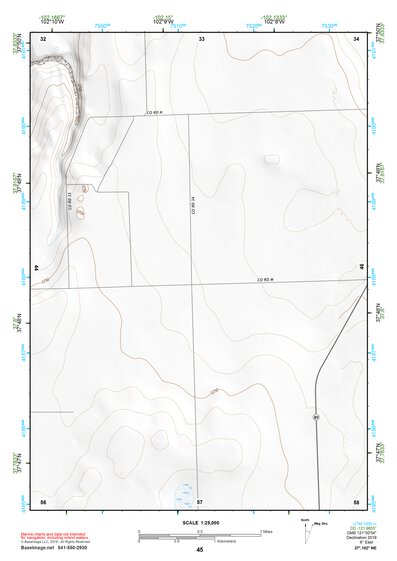 37102NE Page 45 Two Buttes Reservoir Topo Preview 1