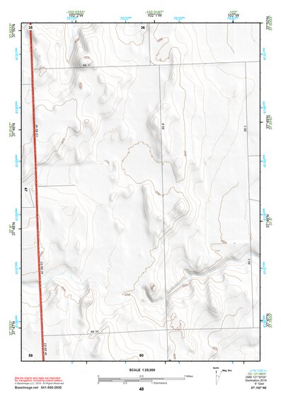 37102NE Page 48 Two Buttes Reservoir Topo Preview 1