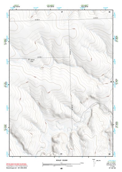 37102NE Page 49 Two Buttes Reservoir Topo Preview 1