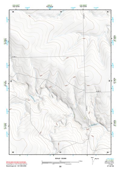 37102NE Page 51 Two Buttes Reservoir Topo Preview 1