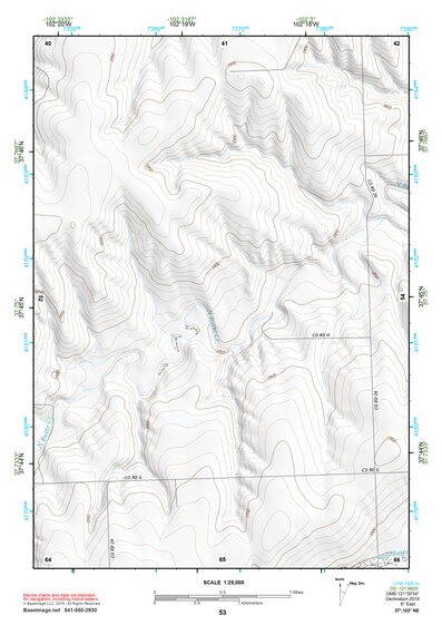 37102NE Page 53 Two Buttes Reservoir Topo Preview 1