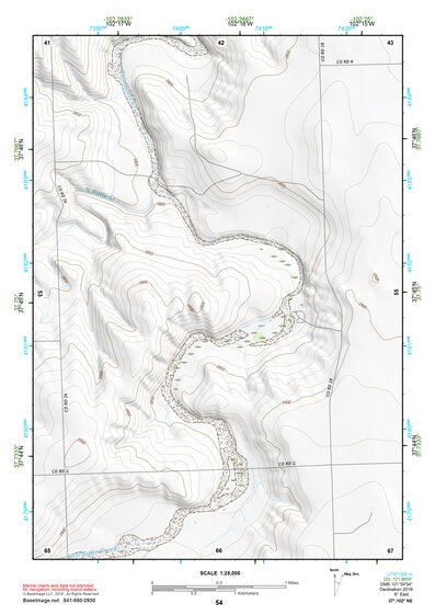37102NE Page 54 Two Buttes Reservoir Topo Preview 1