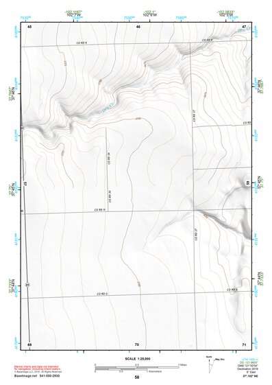 37102NE Page 58 Two Buttes Reservoir Topo Preview 1