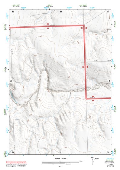 37102NE Page 63 Two Buttes Reservoir Topo Preview 1